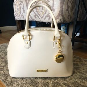 Joy & Iman 21 Section genuine leather handbag